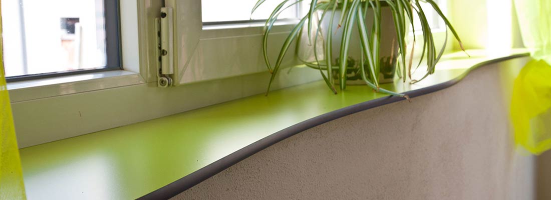 Lohnfertigung - Fensterbank aus HPL